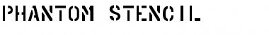 Download PHANTOM STENCIL Font