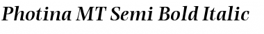 Download Photina MT Semi Bold Font