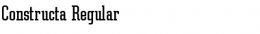 Constructa Regular Font