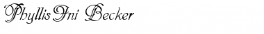 PhyllisIni Becker Regular Font