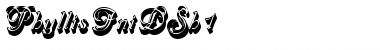 PhyllisIniDSh1 Regular Font