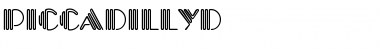 PiccadillyD Regular Font