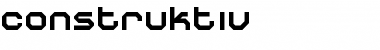 Construktiv Regular Font