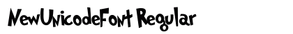 NewUnicodeFont Regular preview
