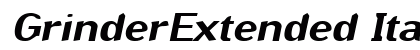 GrinderExtended Italic preview