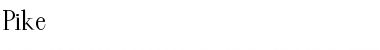 Download Pike Font Download Pike Font