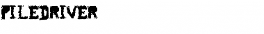 Download piledriver Font Download piledriver Font