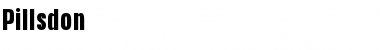 Download Pillsdon Font Download Pillsdon Font