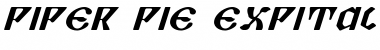 Download Piper Pie ExpItal Font Download Piper Pie ExpItal Font
