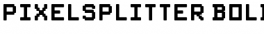 PixelSplitter Regular Font