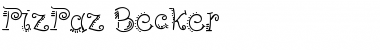 PizPaz Becker Normal Font