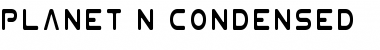 Download Planet N Condensed Font Download Planet N Condensed Font