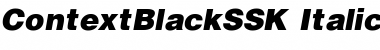 Download ContextBlackSSK Font