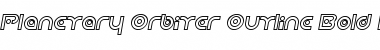 Download Planetary Orbiter Outline Font