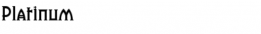 Download Platinum Font Download Platinum Font
