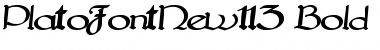 Download PlatoFontNew113 Font Download PlatoFontNew113 Font