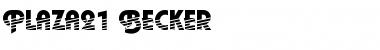 Plaza21 Becker Regular Font