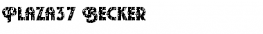 Download Plaza37 Becker Font