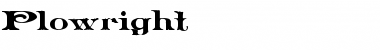 Download Plowright Font Download Plowright Font