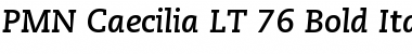 Caecilia LT BoldItalic Font