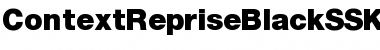 ContextRepriseBlackSSK Regular Font