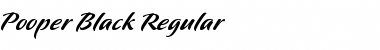 Download Pooper Black Regular Font Download Pooper Black Regular Font