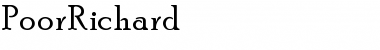 PoorRichard Regular Font