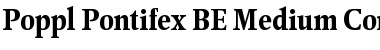 Download Poppl-Pontifex BE Font