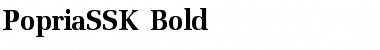 PopriaSSK Bold Font