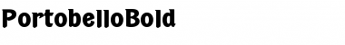 PortobelloBold Font