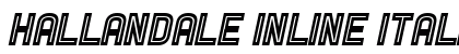 Hallandale Inline Italic JL Regular preview