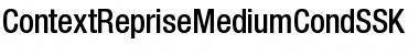 ContextRepriseMediumCondSSK Regular Font