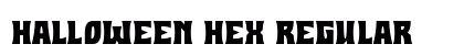 Halloween Hex Regular preview