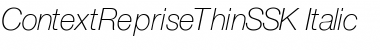 ContextRepriseThinSSK Italic Font