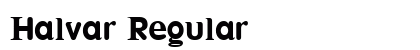 Halvar Regular preview