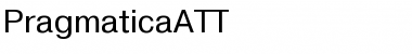 PragmaticaATT Regular Font