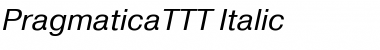 PragmaticaTTT Italic Font