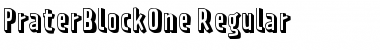 Download PraterBlockOne-Regular Font