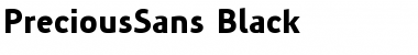 PreciousSans Bold Font