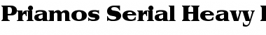 Priamos-Serial-Heavy Regular Font