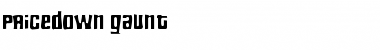 Download Pricedown Gaunt Font Download Pricedown Gaunt Font