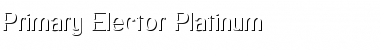 Download Primary Elector Platinum Font