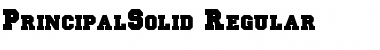 PrincipalSolid Regular Font