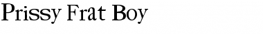 Prissy Frat Boy Regular Font