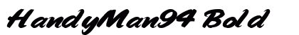 HandyMan94 Bold preview