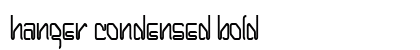 Hanger Condensed Bold preview