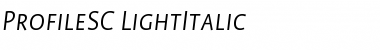Download ProfileSC Font