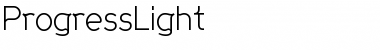 ProgressLight Regular Font