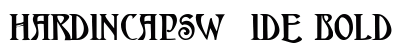 HardinCapsWide Bold preview