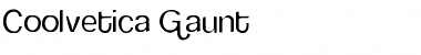 Download Coolvetica Gaunt Font